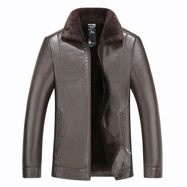 men winter plus velvet thicken leather clothing lapel moto retro warm fur one leather faux coat jacket casual new, Black
men winter plus velvet thicken leather clothing lapel moto retro warm fur one leather faux coat jacket casual new, Black