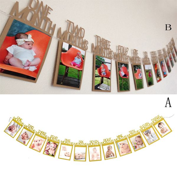 1 set frist birthday banners 1-12 months p bunting baby shower paper garland boy girl 1st birthday party decorations kids
1 set frist birthday banners 1-12 months p bunting baby shower paper garland boy girl 1st birthday party decorations kids