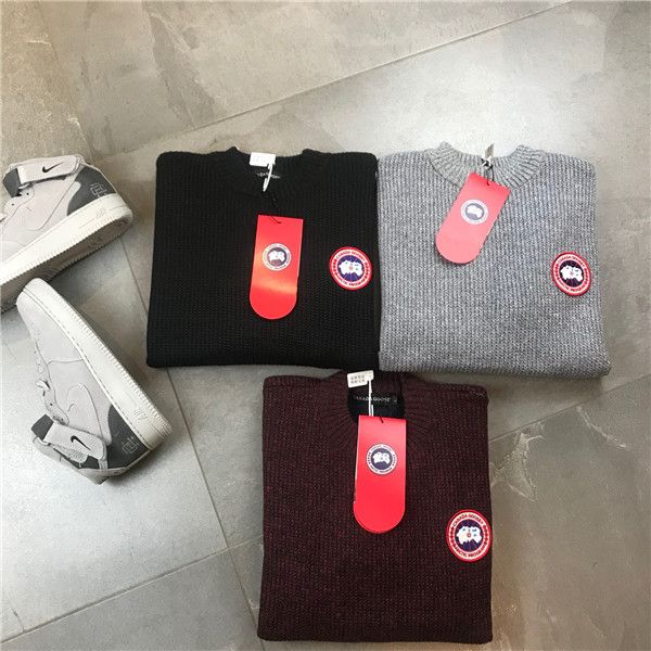 19ss new luxurious brands design canada brushed knitted sweater pullover hoodies men women goose outdoor streetwear sweatshirt jackets, Blue;black
19ss new luxurious brands design canada brushed knitted sweater pullover hoodies men women goose outdoor streetwear sweatshirt jackets, Blue;black