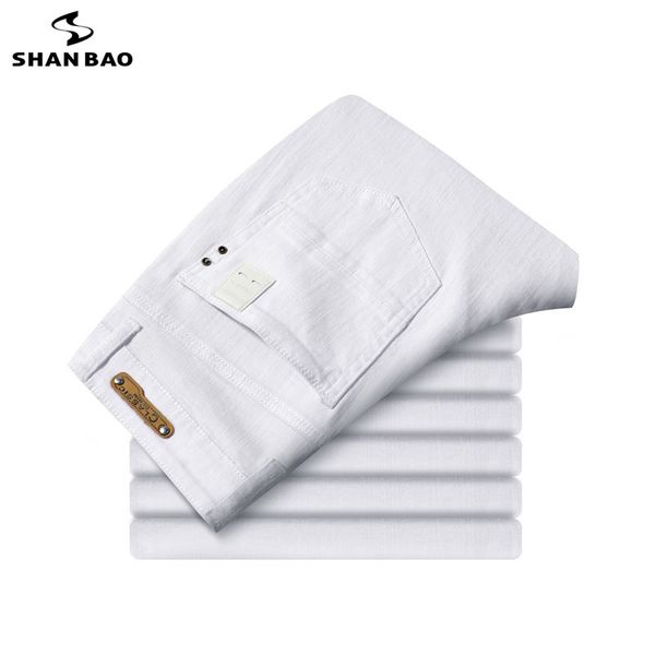 men's jeans shanbao elegant wild fashion slim 2021 autumn comfortable soft high-quality cotton stretch banquet white, Blue
men's jeans shanbao elegant wild fashion slim 2021 autumn comfortable soft high-quality cotton stretch banquet white, Blue