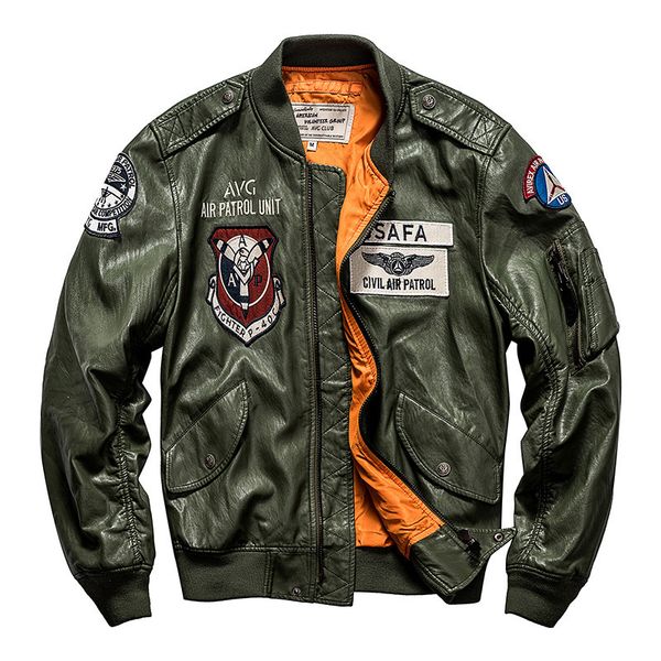 2019 season youth man leather clothing male short fund handsome locomotive leather jacket male fund trend embroidered, Black
2019 season youth man leather clothing male short fund handsome locomotive leather jacket male fund trend embroidered, Black