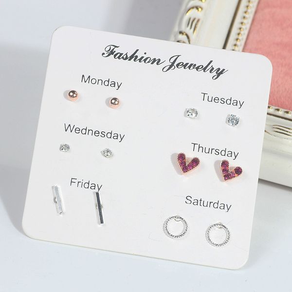 selling fashion simple earring jewelry snowflake love flower 6 pairs/lot of small earrings for women ing, Golden;silver
selling fashion simple earring jewelry snowflake love flower 6 pairs/lot of small earrings for women ing, Golden;silver