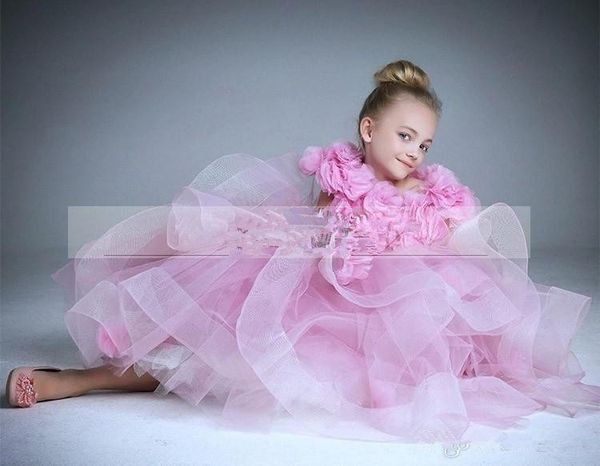 jewel tulle ruffles ball gown girls pageant dresses 2019 3d flowers adorned formal ruffles flower girls dresses floor length birthday gowns, White;red
jewel tulle ruffles ball gown girls pageant dresses 2019 3d flowers adorned formal ruffles flower girls dresses floor length birthday gowns, White;red