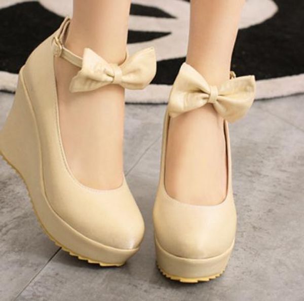 2019 women's shoes in spring and autumn with new style slope heel round head bowknot silk and satin @nm307, Black
2019 women's shoes in spring and autumn with new style slope heel round head bowknot silk and satin @nm307, Black