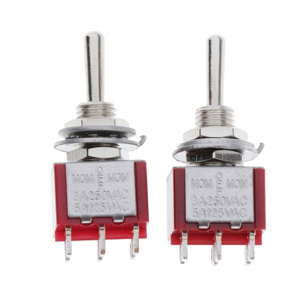 mini double pole 125v/6a 250v/3a dpdt 6 pin toggle switch rocker switches