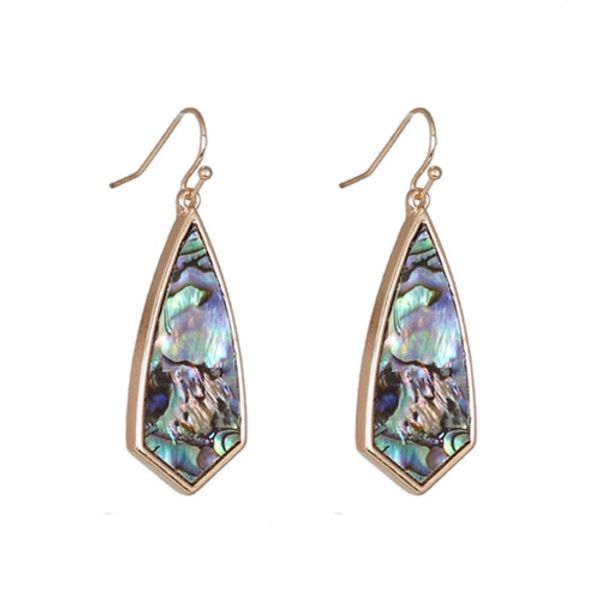 wholesale 10 pairs trendy gold plated geometric shape many colors shell dangle earrings for women anniversary gift jewelry, Silver
wholesale 10 pairs trendy gold plated geometric shape many colors shell dangle earrings for women anniversary gift jewelry, Silver