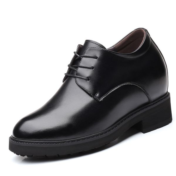new extra high total 11 cm height increasing men's dress formal shoes get taller cow split elevator derby shoes black lace up
new extra high total 11 cm height increasing men's dress formal shoes get taller cow split elevator derby shoes black lace up