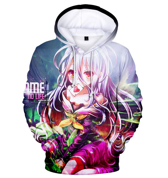 new anime kawaii no game no life men/women hoodies 3d printing streetwear casual hooded pullover sweatshirts hip hop a655, Black
new anime kawaii no game no life men/women hoodies 3d printing streetwear casual hooded pullover sweatshirts hip hop a655, Black