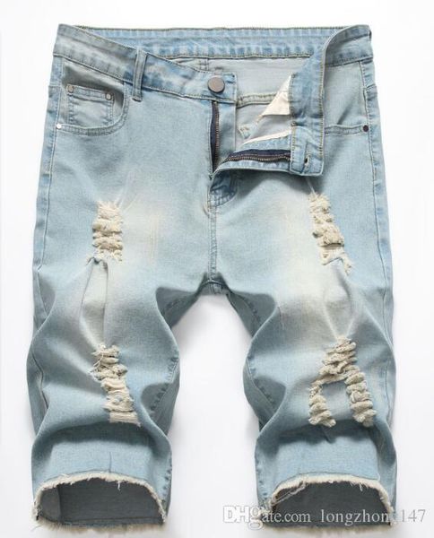 mens casual shorts hole jeans vintage biker denim for man high elasticity fashion classic short pants mens nostalgic jeans high quality, Blue
mens casual shorts hole jeans vintage biker denim for man high elasticity fashion classic short pants mens nostalgic jeans high quality, Blue