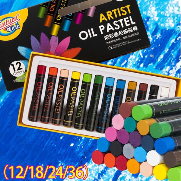 12/18/24/36 colors soft crayons oil pastel set drawing pen for kids students painting graffiti school art supplies round shape
12/18/24/36 colors soft crayons oil pastel set drawing pen for kids students painting graffiti school art supplies round shape