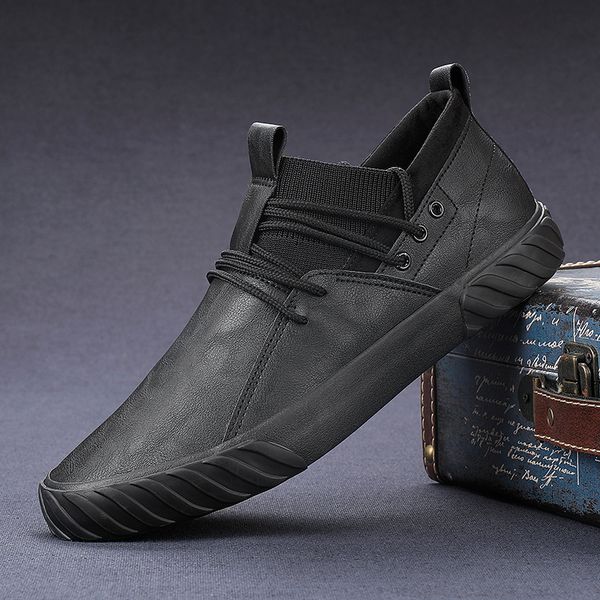 outdoor comfortable fashion casual male shoes men high-sneakers for men men loafers moccasins leather shoes 2019 new t200110, Black
outdoor comfortable fashion casual male shoes men high-sneakers for men men loafers moccasins leather shoes 2019 new t200110, Black