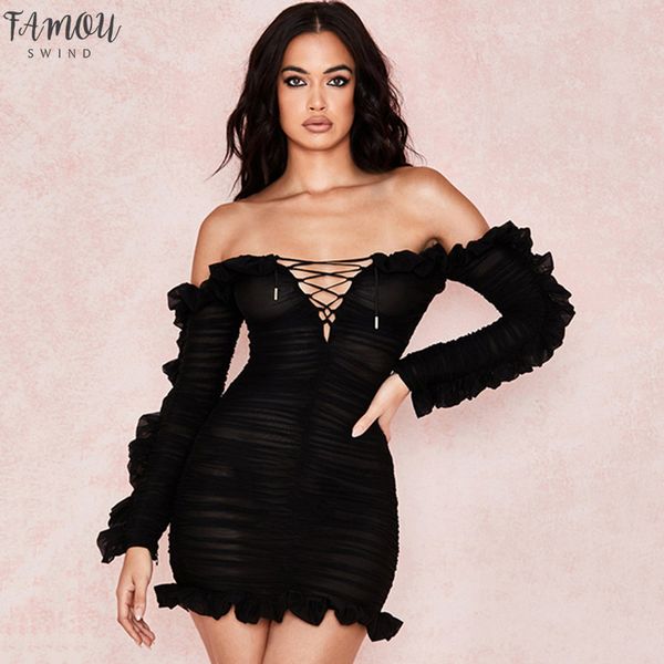 2020 new summer bodycon women dress slash neck draped black mini dress vestidos elegant celebrity party dress black fashion, Black;gray
2020 new summer bodycon women dress slash neck draped black mini dress vestidos elegant celebrity party dress black fashion, Black;gray
