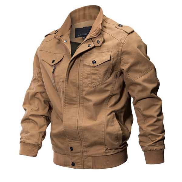 bomber pilot jacket men autumn winter outwear casual washed coats army flight tactical jacket plus size m-6xl, Black;brown
bomber pilot jacket men autumn winter outwear casual washed coats army flight tactical jacket plus size m-6xl, Black;brown