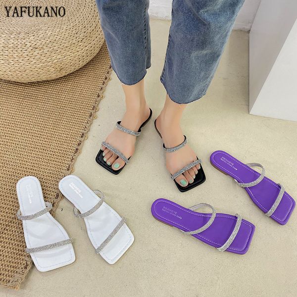 2020 fashion rhinestone women slippers soft sole flat slides ladies summer outdoor beach sandals square toe flip flop, Black
2020 fashion rhinestone women slippers soft sole flat slides ladies summer outdoor beach sandals square toe flip flop, Black
