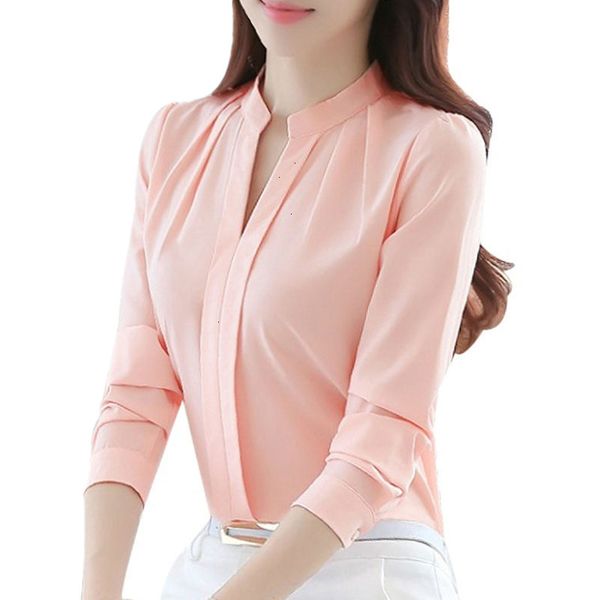 women chiffon blouses spring autumn long sleeve casual chiffon blouse female v neck work wear solid color white office shirts 2550
women chiffon blouses spring autumn long sleeve casual chiffon blouse female v neck work wear solid color white office shirts 2550