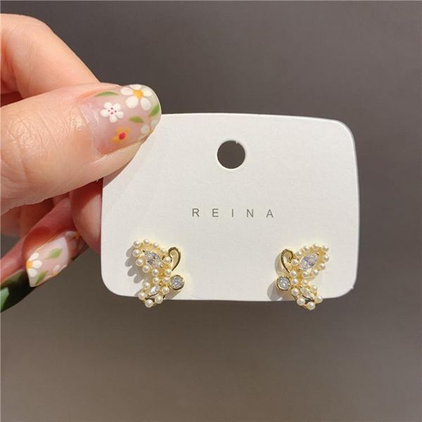 new flash rhinestone imitation pearl butterfly stud earrings korean style cute girl gift fashion women party eardrop jewelry, Golden;silver
new flash rhinestone imitation pearl butterfly stud earrings korean style cute girl gift fashion women party eardrop jewelry, Golden;silver