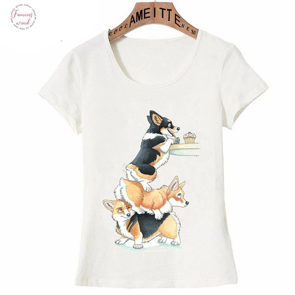 смешные clever корги кража печати футболка summer women t shirt симпатичная собака мультфильм вскользь tops симпатичные девушки тройники жен, White
смешные clever корги кража печати футболка summer women t shirt симпатичная собака мультфильм вскользь tops симпатичные девушки тройники жен, White