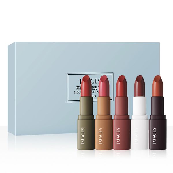 5colors/set mousse velvet matte lipstick set matte lipstick makeup lip glaze long-lasting lip gloss
5colors/set mousse velvet matte lipstick set matte lipstick makeup lip glaze long-lasting lip gloss