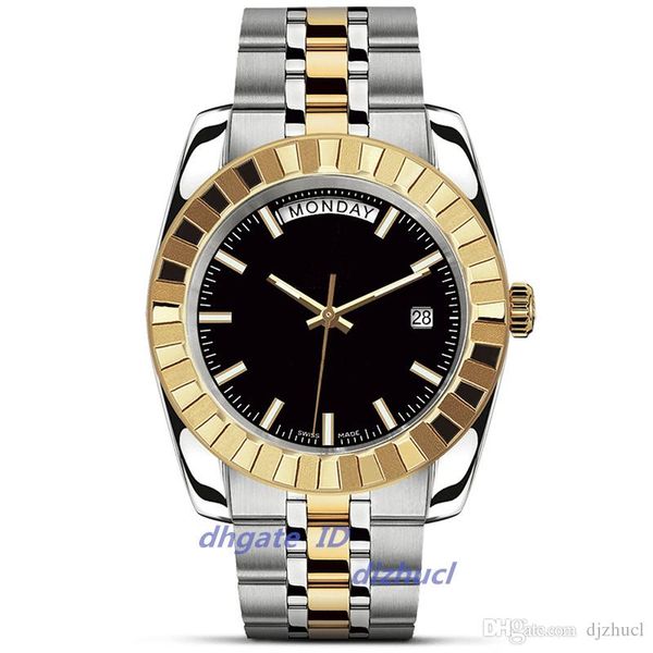 2019 mens watch black dial automatic mechanical movement men watches stainless steel male wrist watch ing, Slivery;brown
2019 mens watch black dial automatic mechanical movement men watches stainless steel male wrist watch ing, Slivery;brown