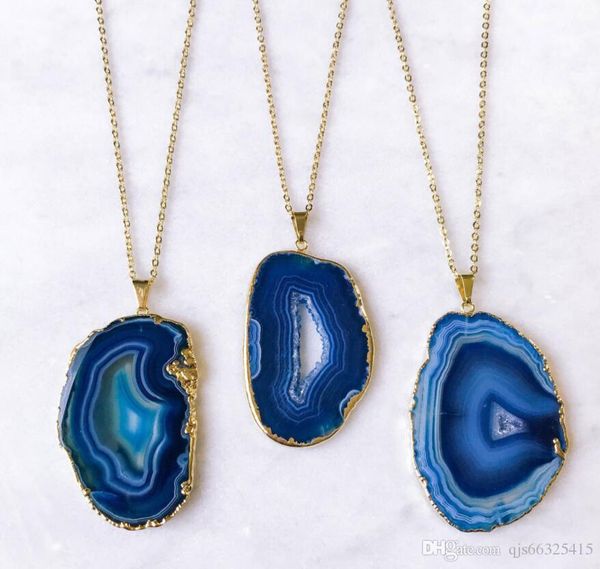 blue geode necklace - agate pendant agate slice jewelry geode slice quartz crystals boho gift for women christmas gift for her rock nerd, Silver
blue geode necklace - agate pendant agate slice jewelry geode slice quartz crystals boho gift for women christmas gift for her rock nerd, Silver