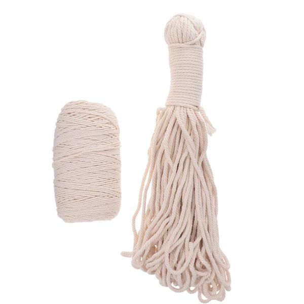 2 roll natural cotton soft unstained rope tapestry braided tread for handmade plant hanger wall hanging diy craft making (white, Black;white
2 roll natural cotton soft unstained rope tapestry braided tread for handmade plant hanger wall hanging diy craft making (white, Black;white