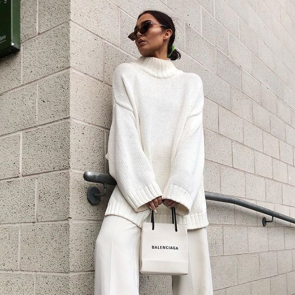 turtleneck sweaters women autumn winter 2019 jumpers knitted clothes white oversized split pullover female sale, White;black
turtleneck sweaters women autumn winter 2019 jumpers knitted clothes white oversized split pullover female sale, White;black