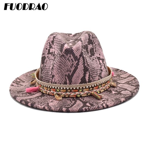 fuodrao women's wool felt hat wild wide-brimmed fedora hat men's men's autumn and winter panama jazz f47, Blue;gray
fuodrao women's wool felt hat wild wide-brimmed fedora hat men's men's autumn and winter panama jazz f47, Blue;gray