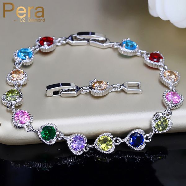 pera fashion bridal wedding charm bracelet romantic heart connected multi color cubic zirconia big stone jewelry for women b061, Black
pera fashion bridal wedding charm bracelet romantic heart connected multi color cubic zirconia big stone jewelry for women b061, Black