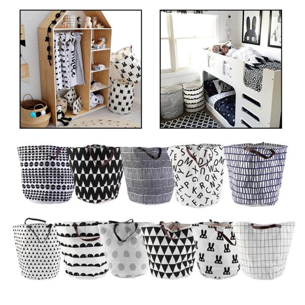 new quality dirty clothing laundry basket decoration nursery children toys can stand canvas storage bag bearing 1.5 kg organizer
new quality dirty clothing laundry basket decoration nursery children toys can stand canvas storage bag bearing 1.5 kg organizer