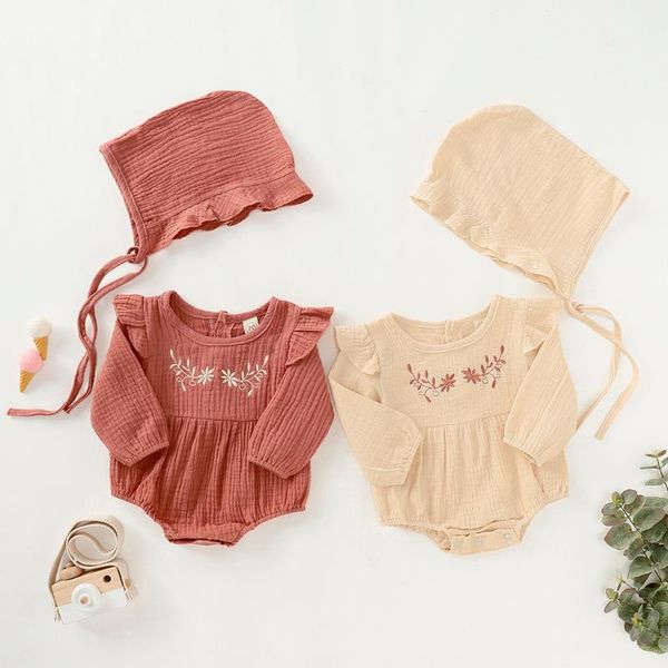 infant baby bodysuit girls linen ruffle flying sleeves floral print bodysuit bodysuit+solid hat outfits baby girl clothes summer, Blue
infant baby bodysuit girls linen ruffle flying sleeves floral print bodysuit bodysuit+solid hat outfits baby girl clothes summer, Blue