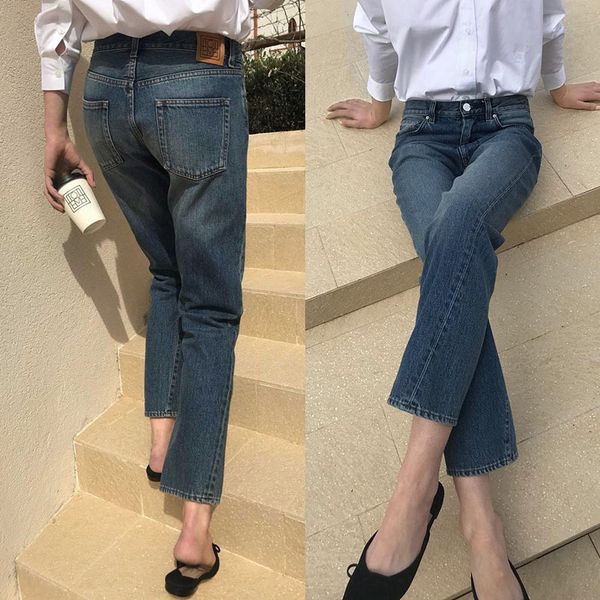 northern wind tote * e new what straight show thin waist in inclined seam loose jeans for women, Blue
northern wind tote * e new what straight show thin waist in inclined seam loose jeans for women, Blue