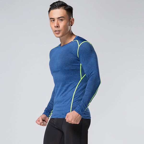 quick dry compression sport shirt men running fitness long sleeve tight workout soccer basketball jersey gym bodybuilding shirt, Black;red
quick dry compression sport shirt men running fitness long sleeve tight workout soccer basketball jersey gym bodybuilding shirt, Black;red