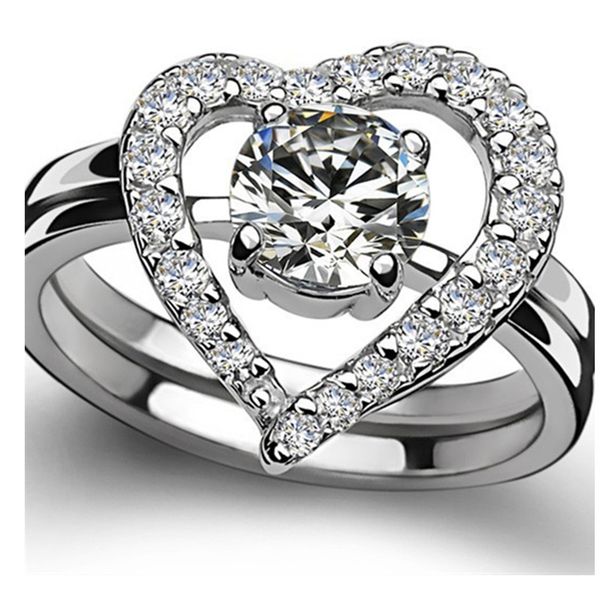 18k white gold plated 0.5ct solitaire engagement ring with heart pattern wedding band sterling silver jewelry female luxury rings set women, Slivery;golden
18k white gold plated 0.5ct solitaire engagement ring with heart pattern wedding band sterling silver jewelry female luxury rings set women, Slivery;golden