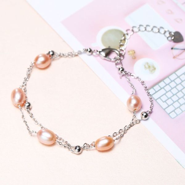 dmcbfp008 6mm pearl bracelet rice shape pearl bracelet for women, Golden;silver
dmcbfp008 6mm pearl bracelet rice shape pearl bracelet for women, Golden;silver