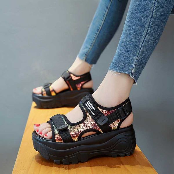 bling bling comfort shoes for women sports women's sandals muffins shoe wedge high heels all-match suit female beige 2020, Black
bling bling comfort shoes for women sports women's sandals muffins shoe wedge high heels all-match suit female beige 2020, Black