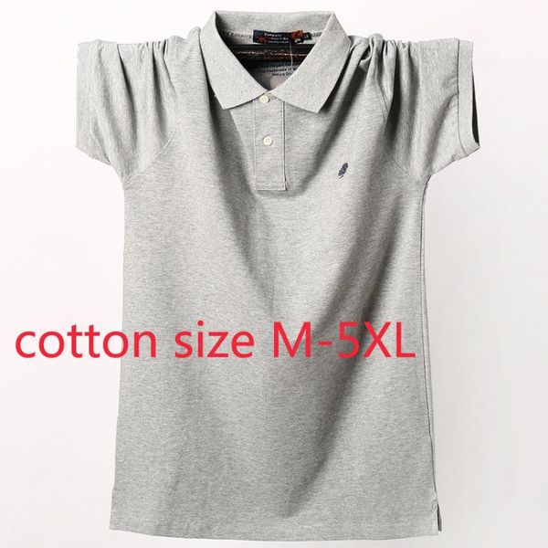 men's polos arrival summer fashion large shirt men short sleeve clothes cotton casual breathable plus size xl 2xl 3xl 4xl 5xl, White;black
men's polos arrival summer fashion large shirt men short sleeve clothes cotton casual breathable plus size xl 2xl 3xl 4xl 5xl, White;black
