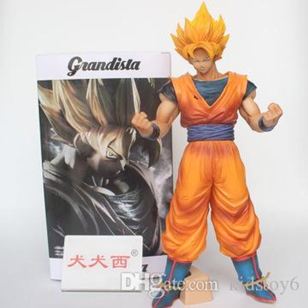 

lowprice figurine dragon ball z grandista resolution of soldiers super saiyan vegeta rose gokou goku figure collectible model toy 32cm