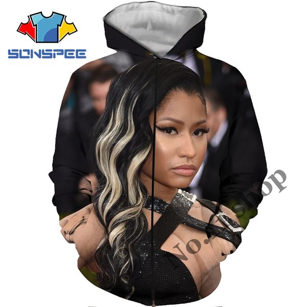 winter rapper hoodies nicki minaj 3d jacket men/women pullovers coat hip hop clothing print singer sweatshirts, Black
winter rapper hoodies nicki minaj 3d jacket men/women pullovers coat hip hop clothing print singer sweatshirts, Black