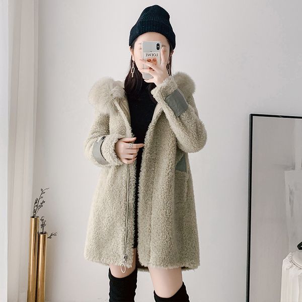 women's fur & faux real coat women winter clothes 2021 100% wool jacket collar parka b9r1822 yy2382, Black
women's fur & faux real coat women winter clothes 2021 100% wool jacket collar parka b9r1822 yy2382, Black