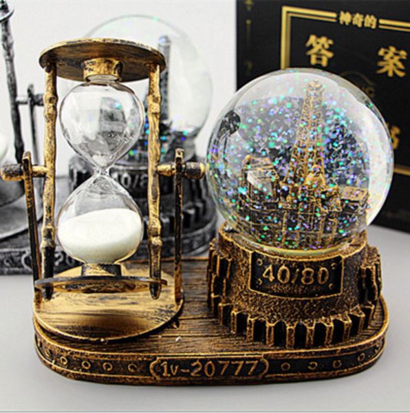 16*9cm vintage tower hourglass snow globes glass music box home deskdecoration birthday christmas new year gifts
16*9cm vintage tower hourglass snow globes glass music box home deskdecoration birthday christmas new year gifts