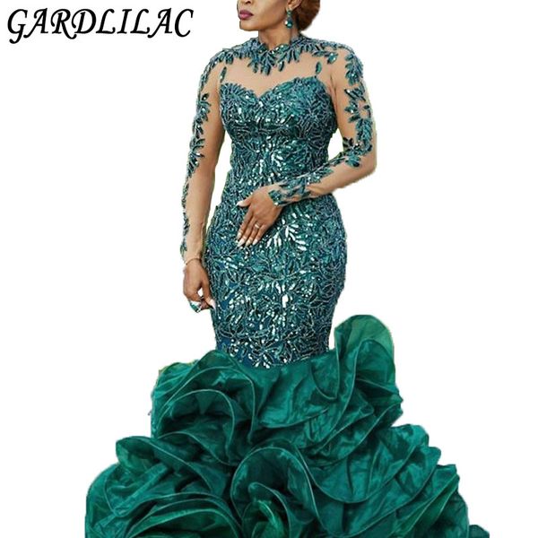 gardlilac o-neck beads evening mermaid puffy applique long tulle formal dress sequins sheer long sleeve party gowns elegant, White;black
gardlilac o-neck beads evening mermaid puffy applique long tulle formal dress sequins sheer long sleeve party gowns elegant, White;black