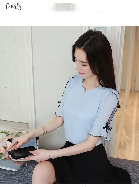 new long sleeve women blouses shirt fashion casual chiffon ol regular blouse womens clothing stand neck women blusas d456 30, White
new long sleeve women blouses shirt fashion casual chiffon ol regular blouse womens clothing stand neck women blusas d456 30, White