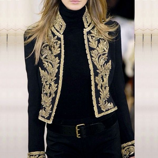 new arrival women suit jacket long sleeve open front short cardigan suit jacket work office coat printed short, Black;brown
new arrival women suit jacket long sleeve open front short cardigan suit jacket work office coat printed short, Black;brown