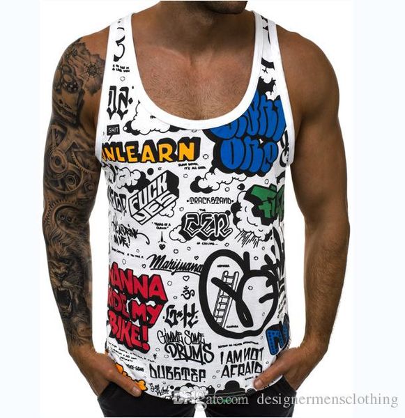 mens summer letter print sleeveless tshirts crew neck fashion hip hop style vest loose casual quick dry clothing, White;black
mens summer letter print sleeveless tshirts crew neck fashion hip hop style vest loose casual quick dry clothing, White;black