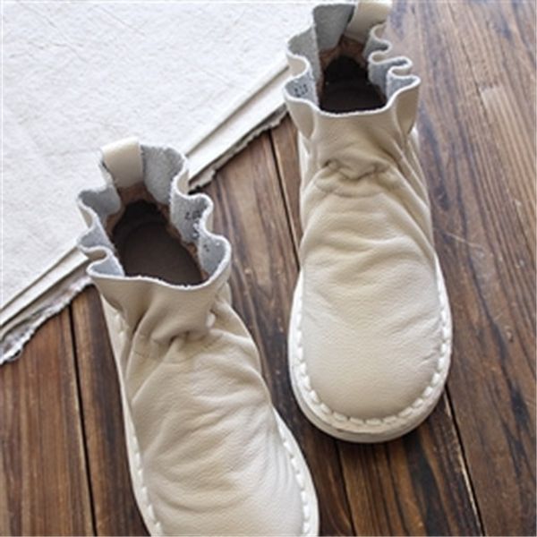 huifengazurrcs-spring genuine leather shoes,pure handmade boots,the retro art mori girl shoes, literature fold surface boots, Black
huifengazurrcs-spring genuine leather shoes,pure handmade boots,the retro art mori girl shoes, literature fold surface boots, Black