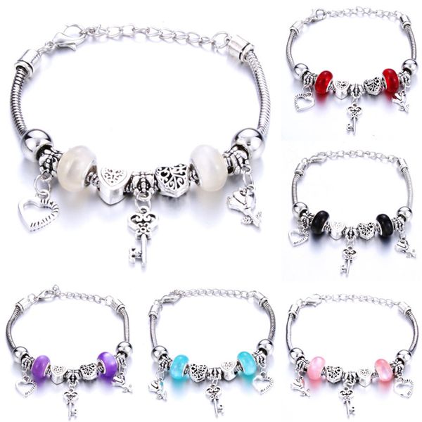 promotion diy charm bracelet bangle love heart key and lock designer bracelets for women jewelry christmas gifts, Golden;silver
promotion diy charm bracelet bangle love heart key and lock designer bracelets for women jewelry christmas gifts, Golden;silver