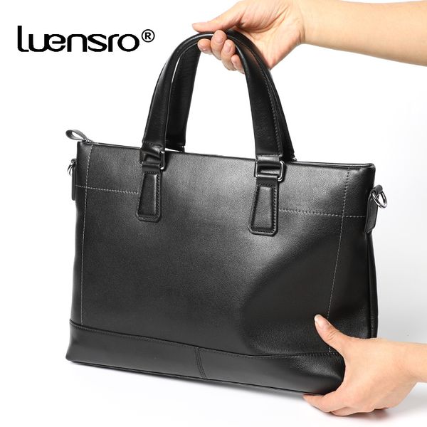 black leather briefcase 100% natural skin men bussiness bag shoulder messenger bag fashion lapbriefcase male
black leather briefcase 100% natural skin men bussiness bag shoulder messenger bag fashion lapbriefcase male