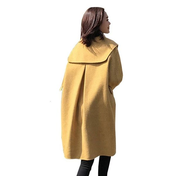 winter women new fashion ploided thin wool jas losse plus size revers yellow cashier jas abrigos mujer invierno ls238, Black
winter women new fashion ploided thin wool jas losse plus size revers yellow cashier jas abrigos mujer invierno ls238, Black