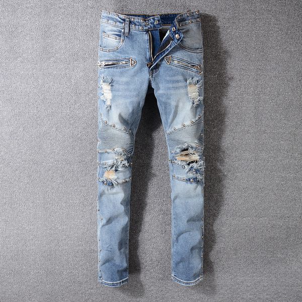 2017 men classic blue denim jeans stretch slim fit denim plus size 36 38 40 full long for men's jean
2017 men classic blue denim jeans stretch slim fit denim plus size 36 38 40 full long for men's jean