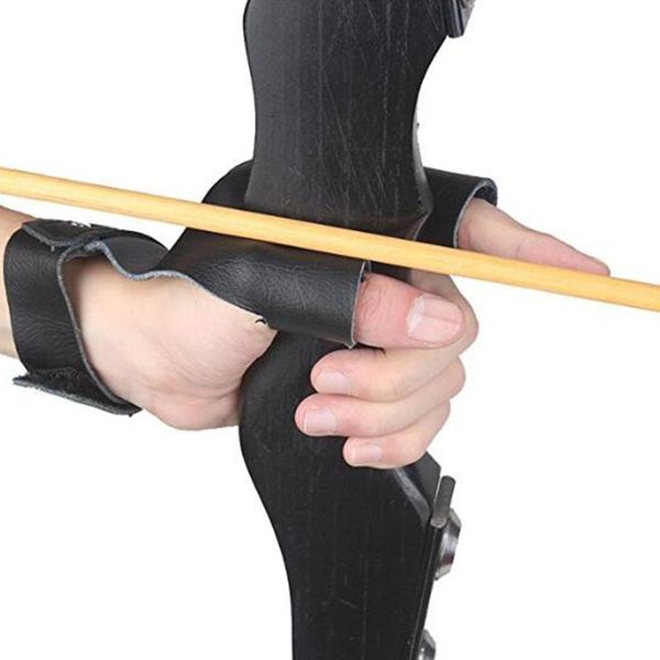 mounchain traditional bow shoots microfiber hand protective hunting gloves professional hand guard for hunting shooting gloves